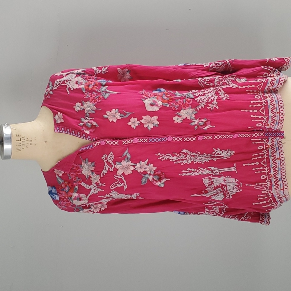 Johnny Was Elias Blouse NWT